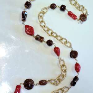 Collana Ceramica Raku