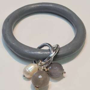 Braccialetto Elastone Grigio chiaro