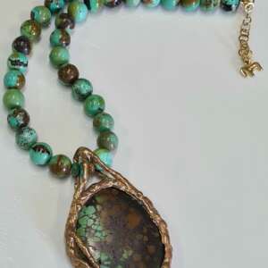 Collana con ciondolo di Turchese