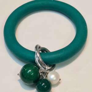 Braccialetto Elastone Verde Petrolio