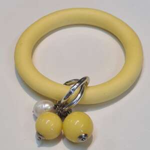 Braccialetto Elastone Giallo Paglierino