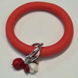 Braccialetto Elastone Rosso Corallo