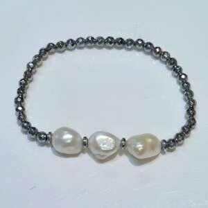 Braccialetto Ematite Grigia