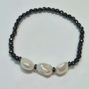 Braccialetto Ematite Nera